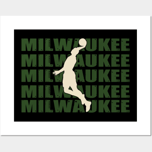 Milwaukee  basketball Posters and Art
